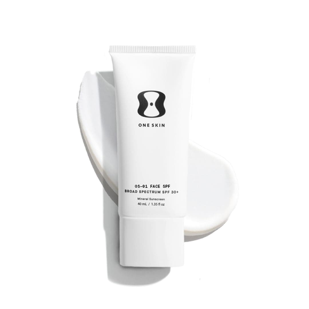 - FACE SPF OS-01 Peptide Broad Spectrum SPF 30+ Mineral Sunscreen- Scientifically Proven to Protect Skin from UV Aging, Includes Potent Antioxidants, For All Skin Types Including Sensitive Skin