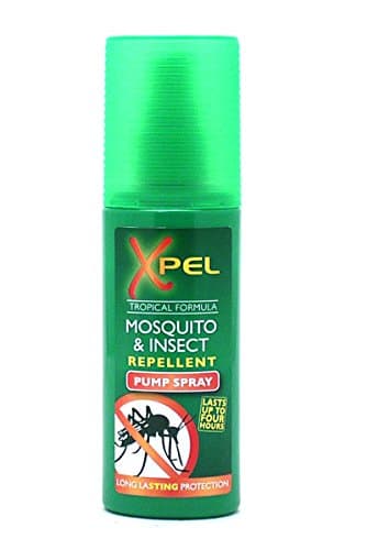 Xpel Mosquito & Insect Repellent Pump Spray Tropical Formula Holiday Travel