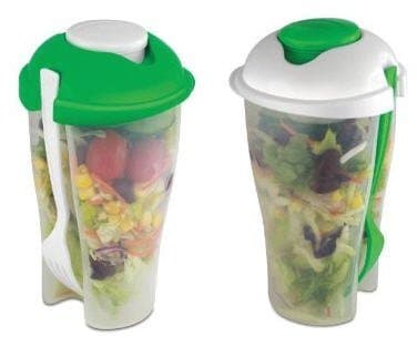 FineLife Products Salad to Go w/ Dressing Container and Fork (2 Sets) by Finelife