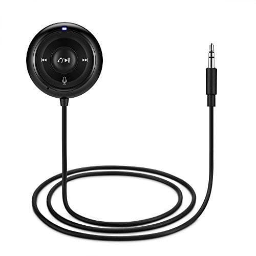 Topmate Bluetooth Receiver, Wireless Bluetooth 4.1 Car Adapter & Portable Hands-Free Car kit, Aux Adapter for Music Streaming Sound System, Mini Audio Receiver for Home/Car Audio Stereo Equipment