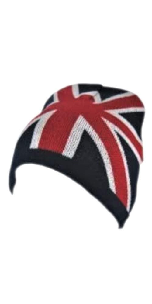 Ski Hats with All Over Union Jack - Union Jack Design on Back and Front