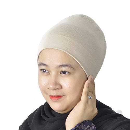 Handmade Hijab Volumizer Cap Turban Under Scarf Bonnet Shawl Chemo Hair Head Cover Cotton