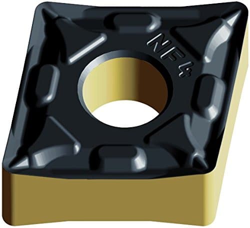 Walter Tools CNMG120404-NF4 WSM20 Carbide Tiger-Tec Negative Indexable Turning Insert, 1/64" Corner Radius, 1/2" IC, 3/16" Thick, 0.008" - 0.039" Depth of Cut (Pack of 10)
