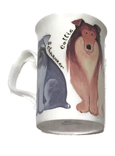 Schnauzer, Collie, Westie & Labrador Dog Lovers Fine Bone China Mug