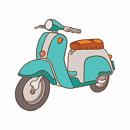 Bhai Please Scooter Wooden Fridge Magnet