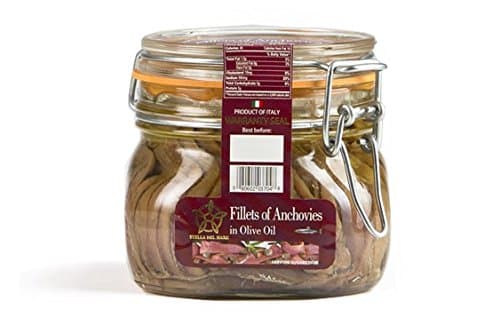Stella Del Mare Fillets of Anchovies in Olive Oil, NET WT 19.05 oz