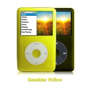 Shades iPod Classic 6G/7G Case, Skin - 80, 120, 160GB-2009 Model - Sunshine Yellow