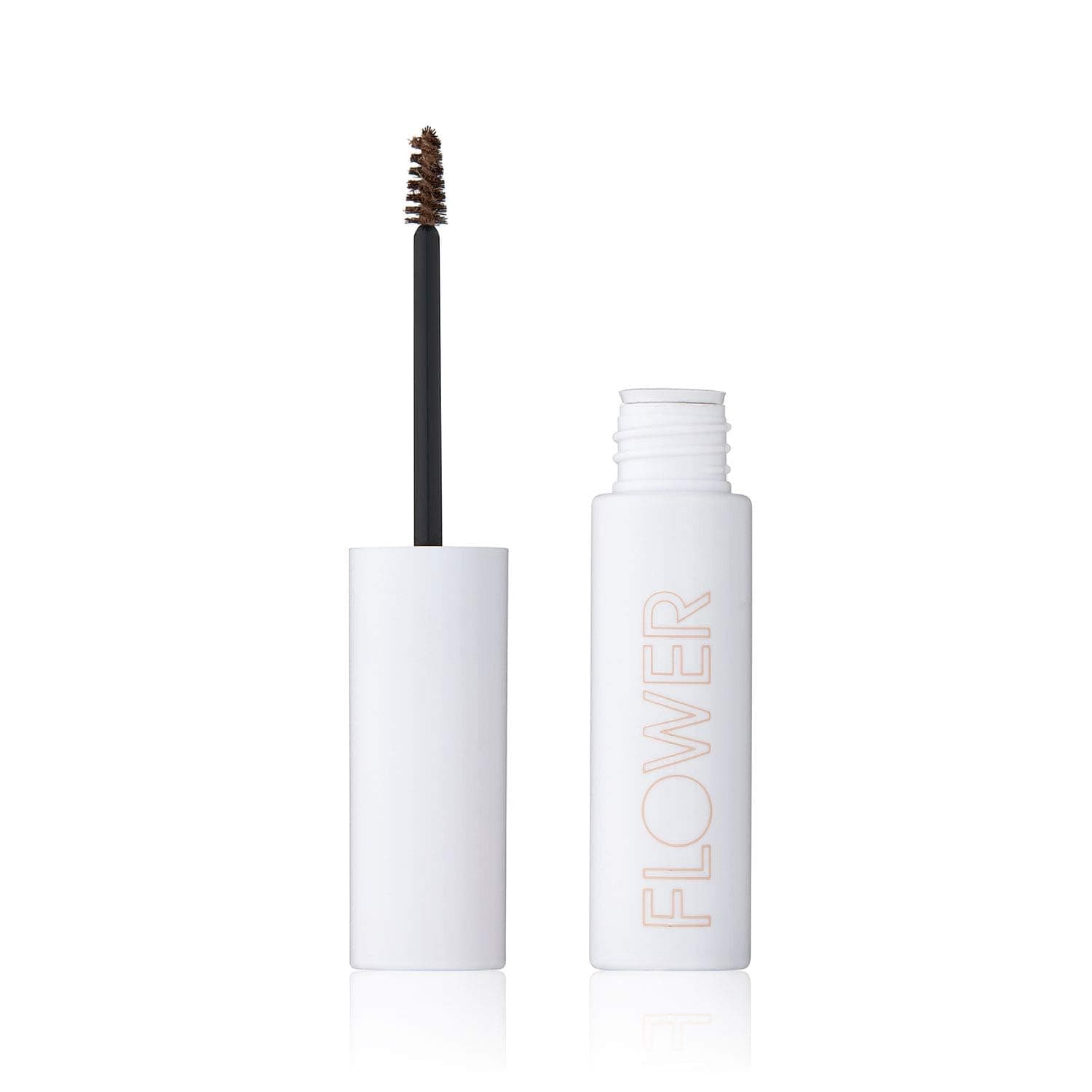 FLOWER BEAUTY Eyebrow Gel | FIBER FIX BROW GEL | Tinted Brow Mascara & Fixative for Eyebrows | Vegan & Cruelty-Free | (Light Brown)