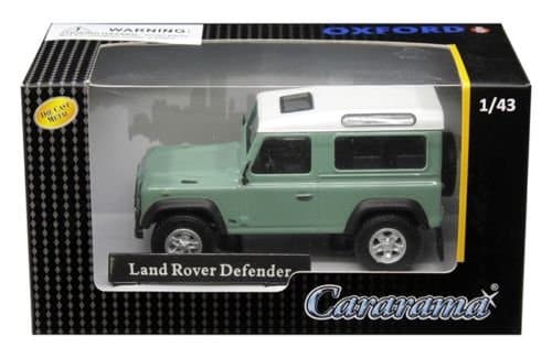 Cararama New DIECAST Toys CAR 1:43 Land Rover Defender Pastel Green White 4-55240