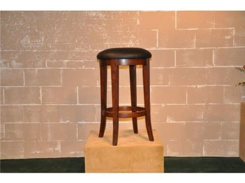 1235-35-BLBS Guinness Backless Stool - 2 per box - Distressed Walnut - Pack of 2