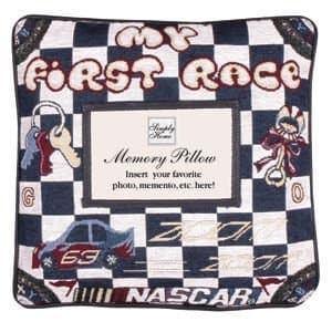 My First Race Insert a Photo Child's Memory Pillow