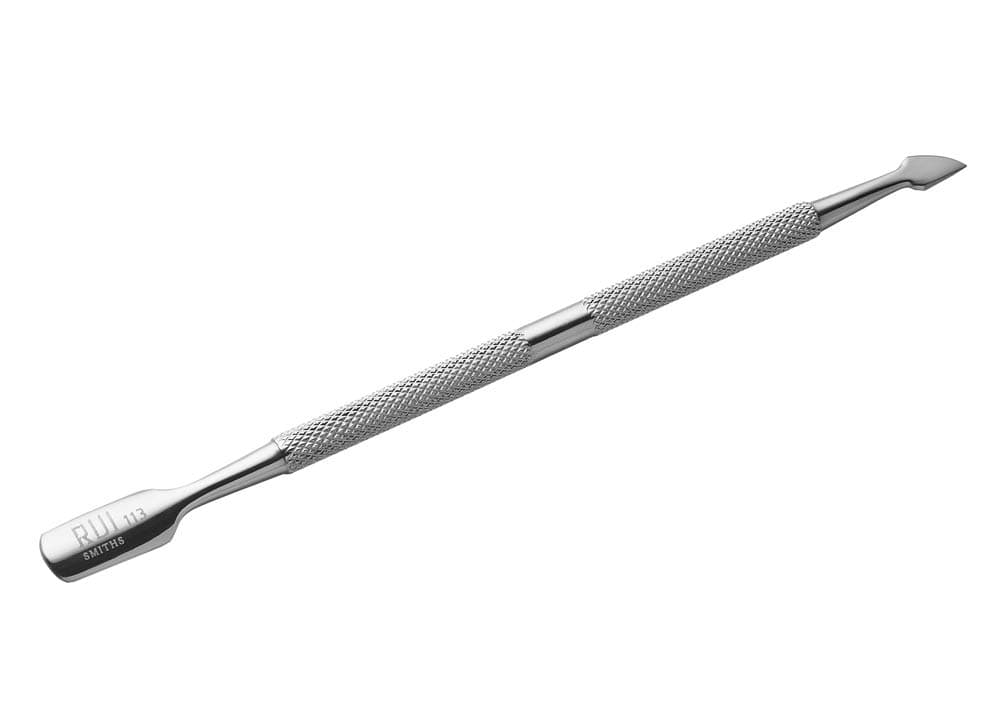 Rui Smiths Professional Double Ended Hypoallergenic Stainless Steel Metal Pusher (Cuticle Pusher) - Style No. 113