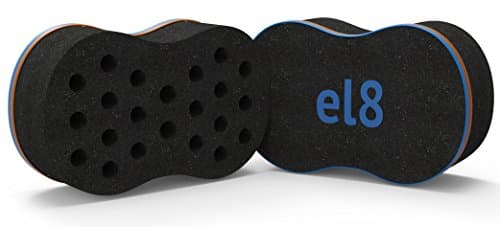 Eco-friendly Sponge Hair Brush for Dreads and Afro with 10mm Holes - Coils and Twists - From el8