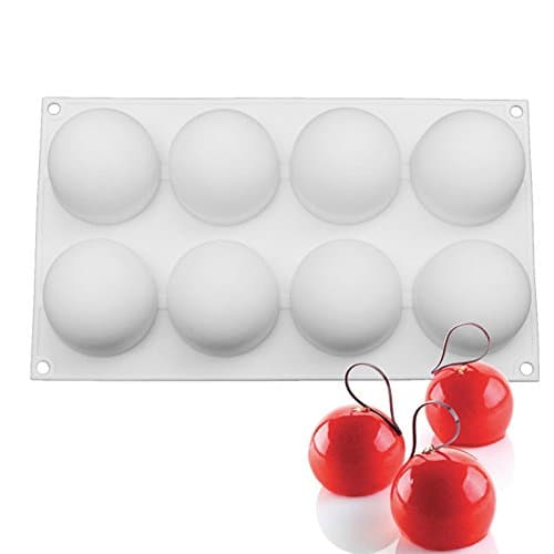 High Circle Ball Shaped Round Semi Bell Silicone Cake Mold Baking Mousse Chocolate Jelly Mould