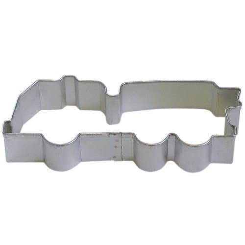 Transportation OTBP Fire Truck Cookie Cutter 5 Inch –Tin Plated Steel Cookie Cutters - Fire Truck Cookie Mold