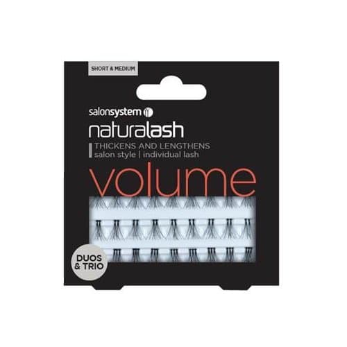 Salon System Naturalash Individual Lash Duo and Trio, Short and Medium Assorted
