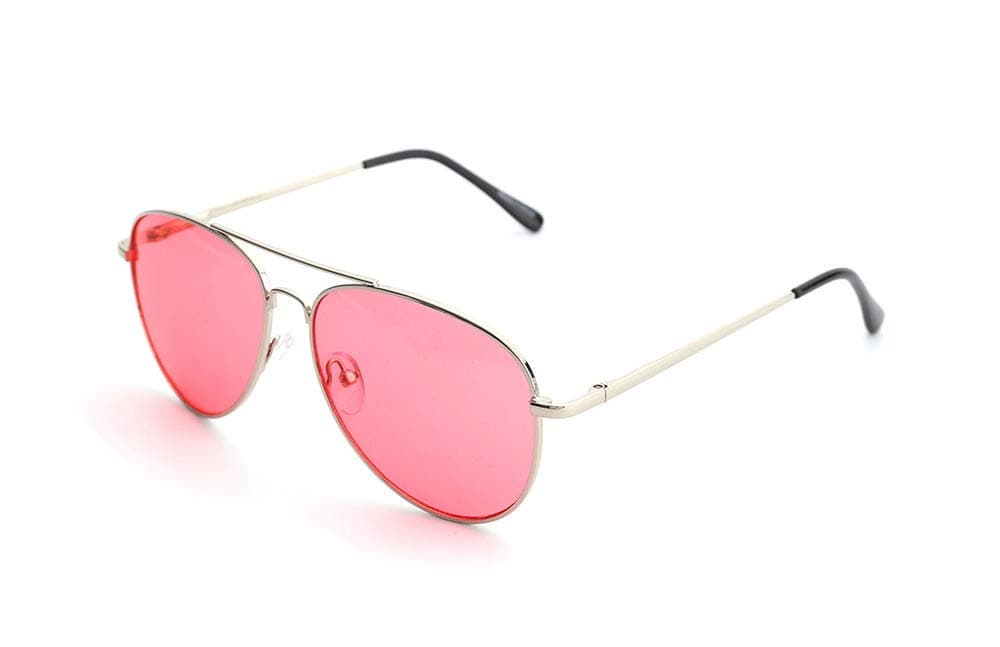 SomniLight FL-41 Light Sensitivity Glasses for Florescent Light Sensitivity, Photophobia, and Migraines (Aviator Style)