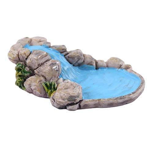 keaiduoa 3D Creative Natural Micro Landscape Ornament Mountain Water Fairy Garden Decoration House Home Gift