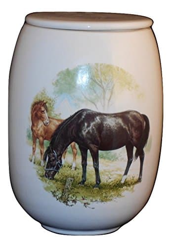 Horse -Funeral Urn - Cremation Urn for Human Ashes - Hand Made Pottery