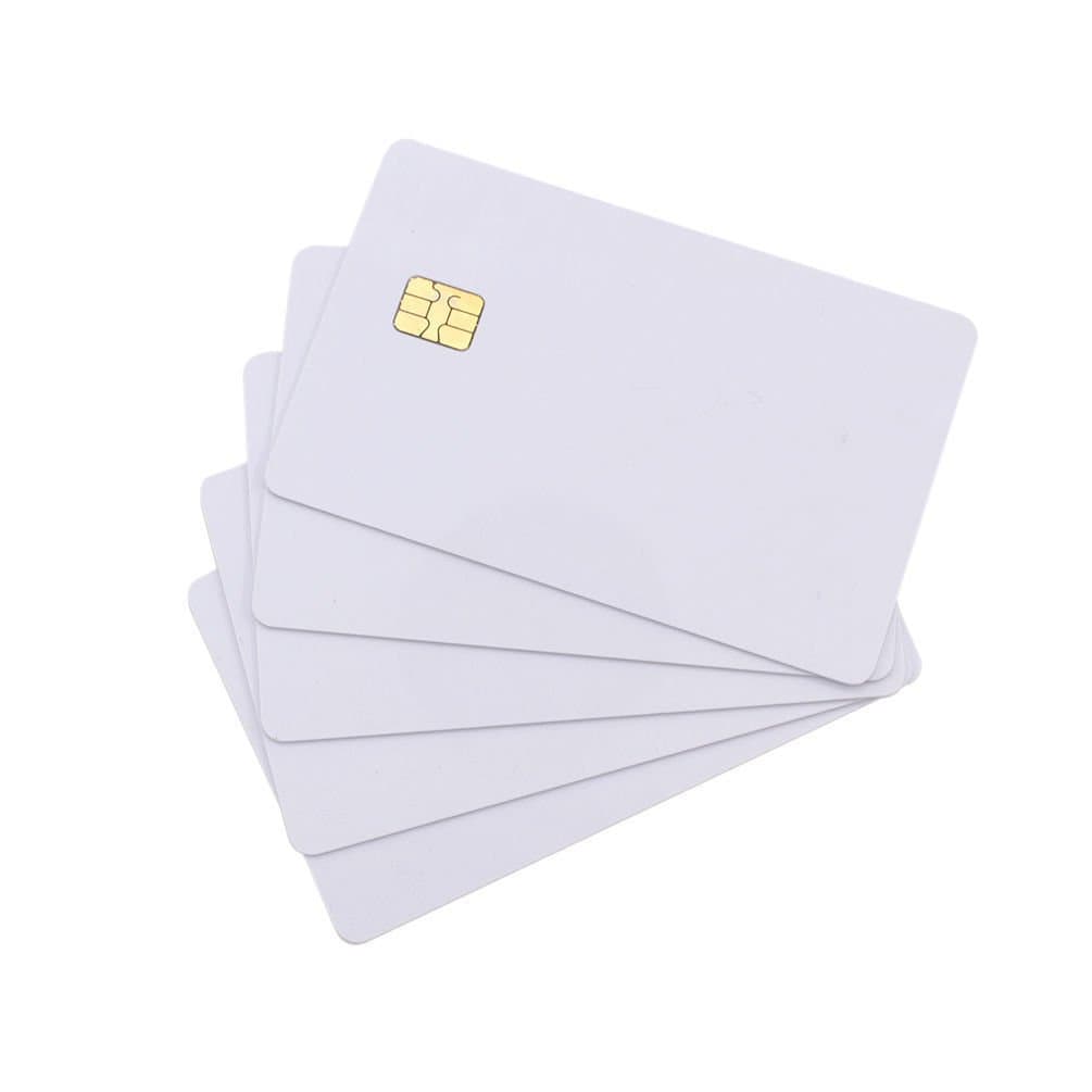 YARONGTECH ISO7816 SLE4442 Smart contact IC card white printable (pack of 5)