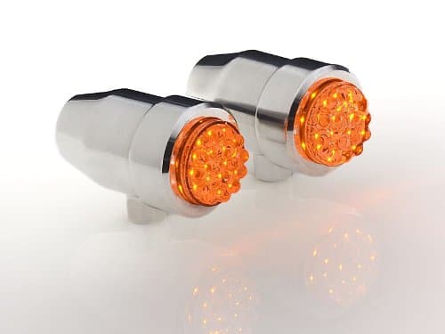 24 LED Amber Motorcycle Turn Signal or Marker Lights - USA Made