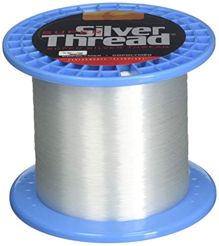 Silver Thread Super Filler Spools, Clear, 8-Pound Test/3000-Yard