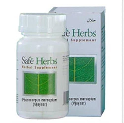 3 PACK Pterocarpus Marsupium by Vasu Safe Herbs - 300 mg - 60 Capsules