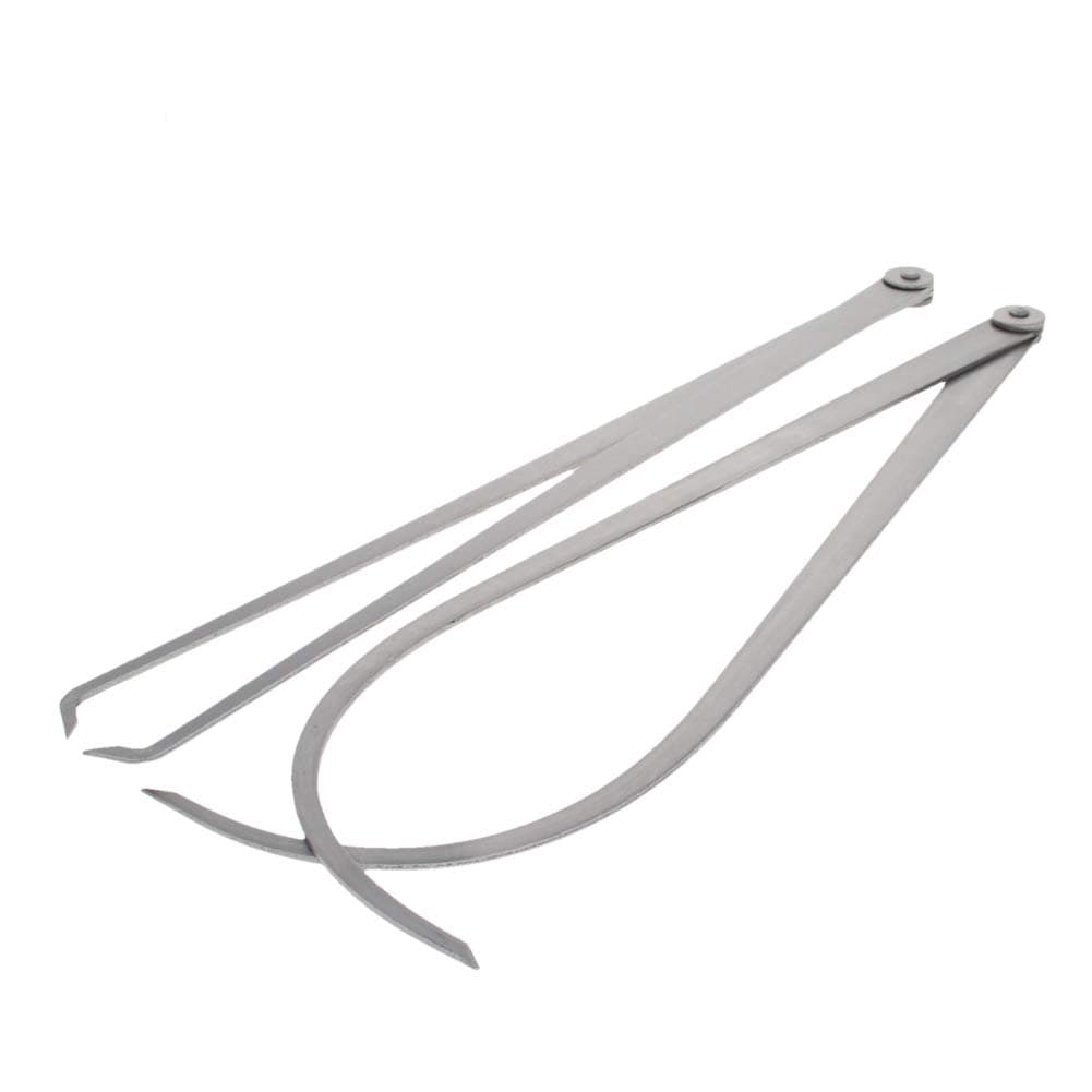 Utoolmart 350mm/14-inch Inside Outside Caliper Stainless Steel Firm Friction Joint Measuring Tool 1 Pair