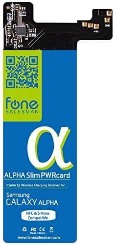 Alpha SlimPWRcard - 0.5mm Qi Receiver for Samsung Galaxy Alpha with integrated NFC coil