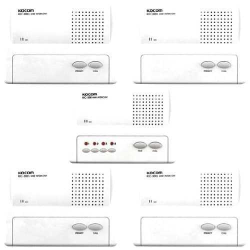 C0A-KOCOM 4-WAY HANDSFREE LED OFFICE/BUSINESS INTERCOM SYSTEM [Electronics]