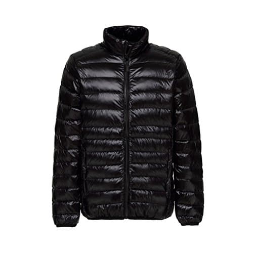 Lanmay Men's Ultralight Packable Stand Collar Down Jacket Outwear Puffer Down Coats