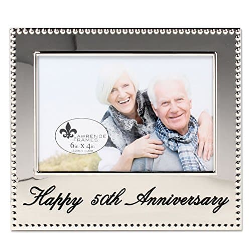 Lawrence Frames 4x6 Happy 50th Anniversary Picture Frame