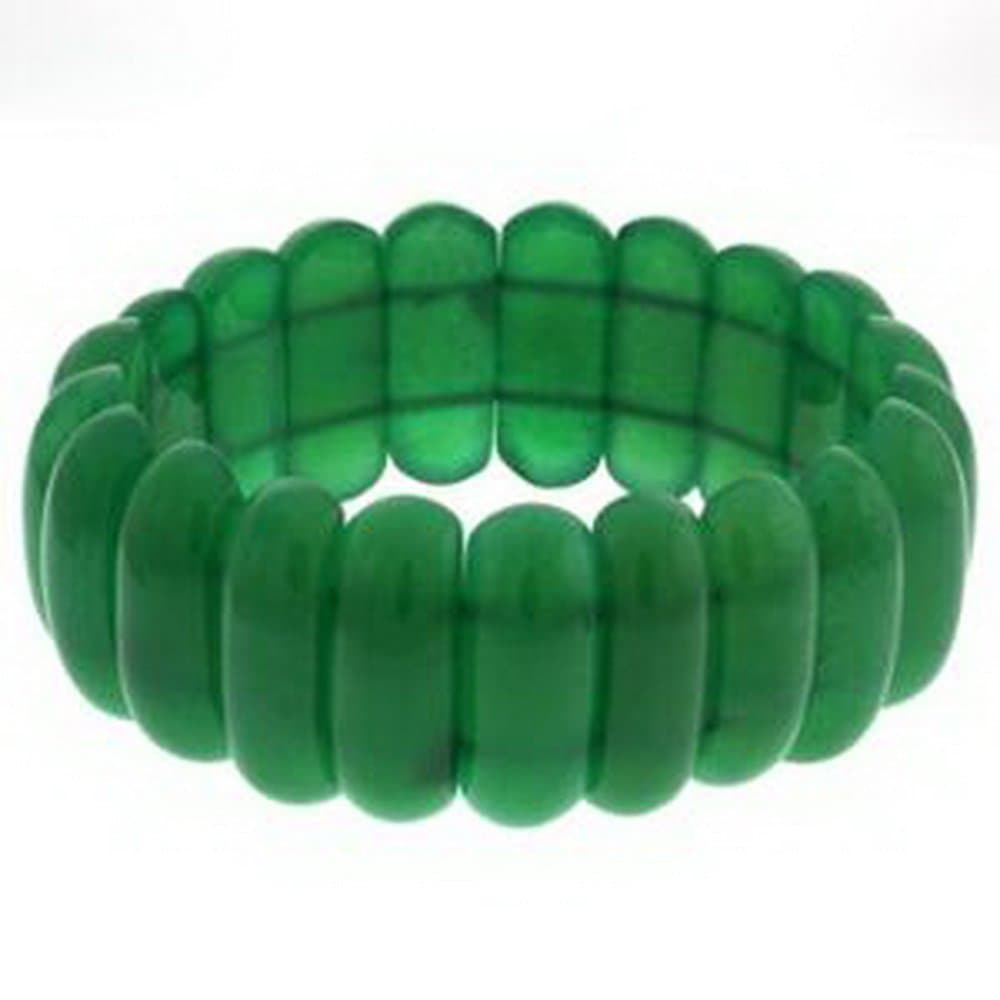 Elegant Green Aventurine Jade Gemstone Bracelet - Fortune Lady Jade Bracelet