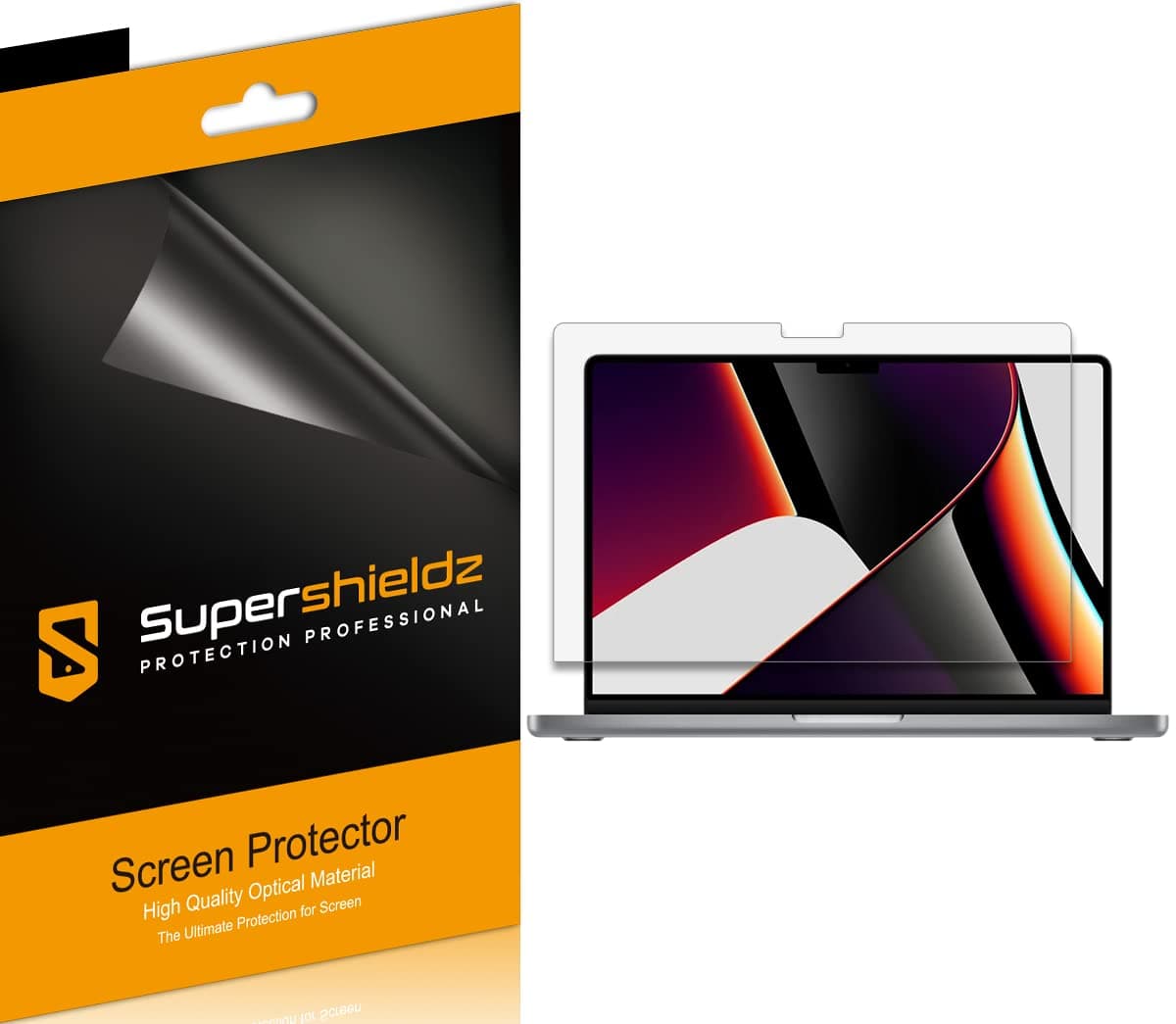 Supershieldz (3 Pack) Anti-Glare (Matte) Screen Protector Designed for MacBook Pro 14 inch (M4, M3, M2, M1, Pro/Max)