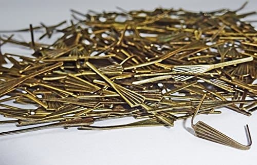 250 Antique Brass Finish Arrow Fan Shaped Clasps Bronze Metal Chandelier Light Links for Making Chains of Garlands Glass Crystals Drops Prisms Droplets Beads Lamp Parts Components Lighting