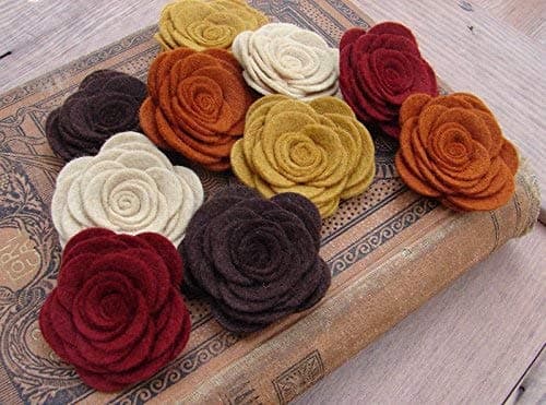 Wool Felt Flowers - Large Posies - Autumn Collection - The Original Wool Felt Posies