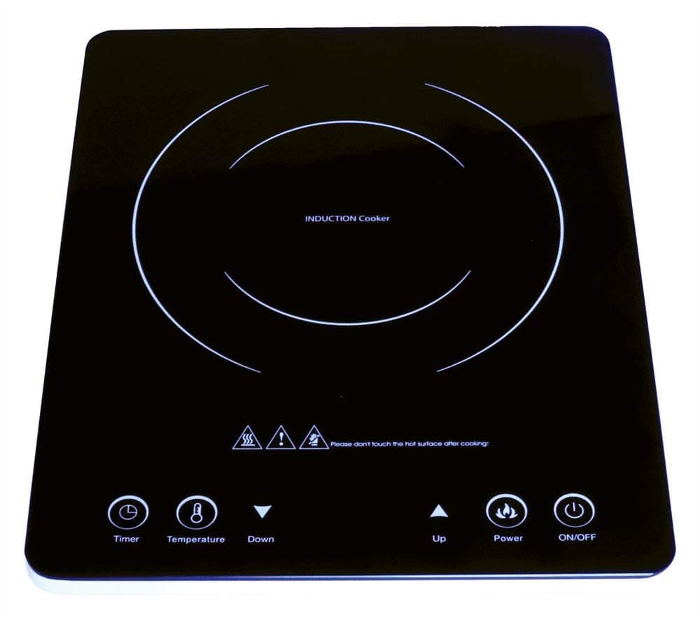 MP Essential Camping, Caravan, Motohome & Home Low Wattage Cooking Glass Hob Hotplate Stove
