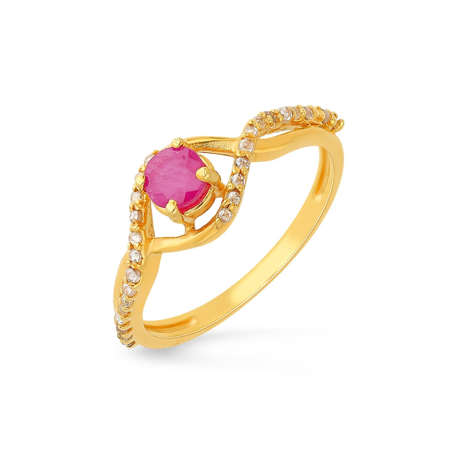 Malabar Gold & Diamonds 22K Yellow Gold Ring for Women | 22 Kt BIS Hallmark Certified Gold Jewellery for Birthday, Anniversary, Rakhi Gift