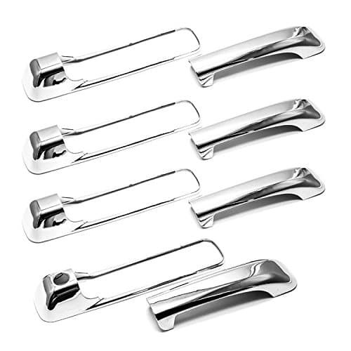 eLoveQ Polished Chrome Door Handle Cover for 2010-2018 Ram 1500 2500/3500