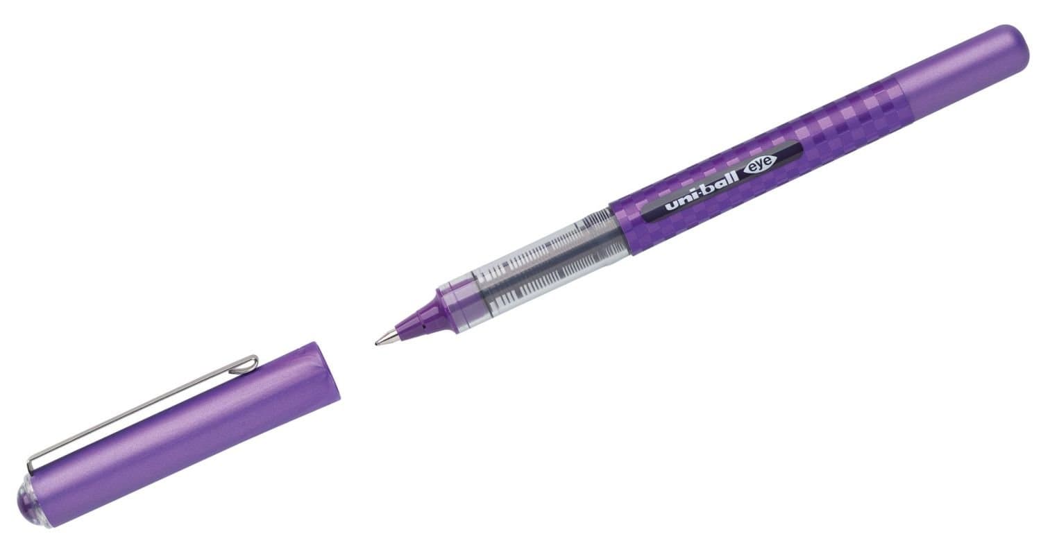 Uni-ball 148185 0.4 mm"Eye Design" Ink Roller - Violet