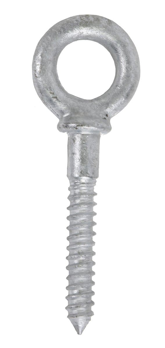Koch Forged Screw Eyebolt Shoulder, Galvanized, 5/8 X 4