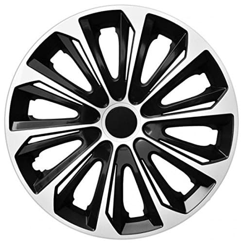 Wheel Covers / WHEEL TRIM SET 4 pieces - STRONG DUOCOLOR black-white (16")