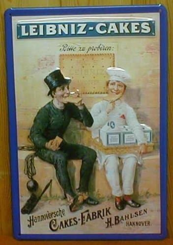 Tin Sign Leibniz Cakes Biscuits Chimney Sweep Baker