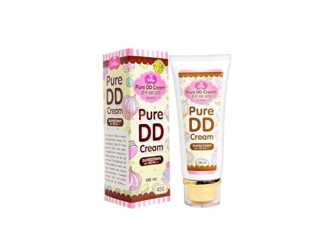 Pure DD Cream Sunscreen SPF 100 / PA+++ - Daytime Cream for Smooth and Even Skin- 100 ml