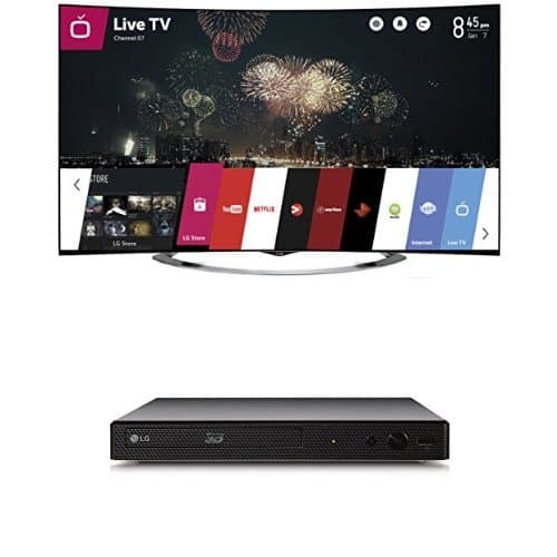 LG Electronics 65EC9700 Curved 65-Inch TV with BP550 Blu-Ray Player