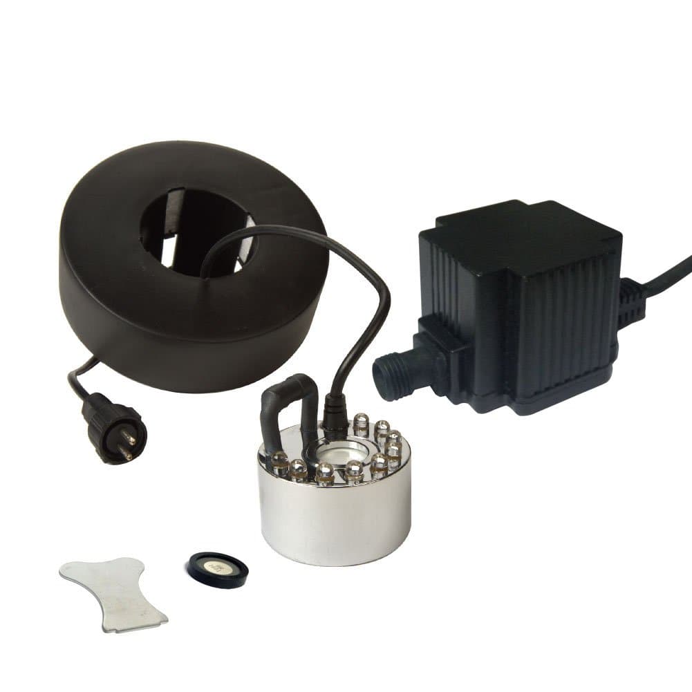 Skyish Pond and Fountain Fogger with 9 Color Changing LED lights