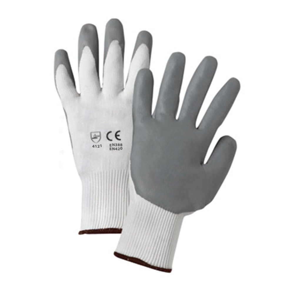 12 Pairs of Forte Latex Coated Gloves, Builder’s Glove, Garden Gloves, Safety Gloves for Men and Women, Good Dexterity, Abrasion Resistant & Non-Slip. (Pack of 12, Size XL)