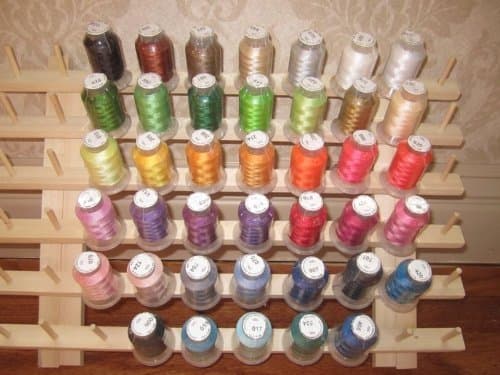 40 Spools Polyester Embroidery Machine Thread Set