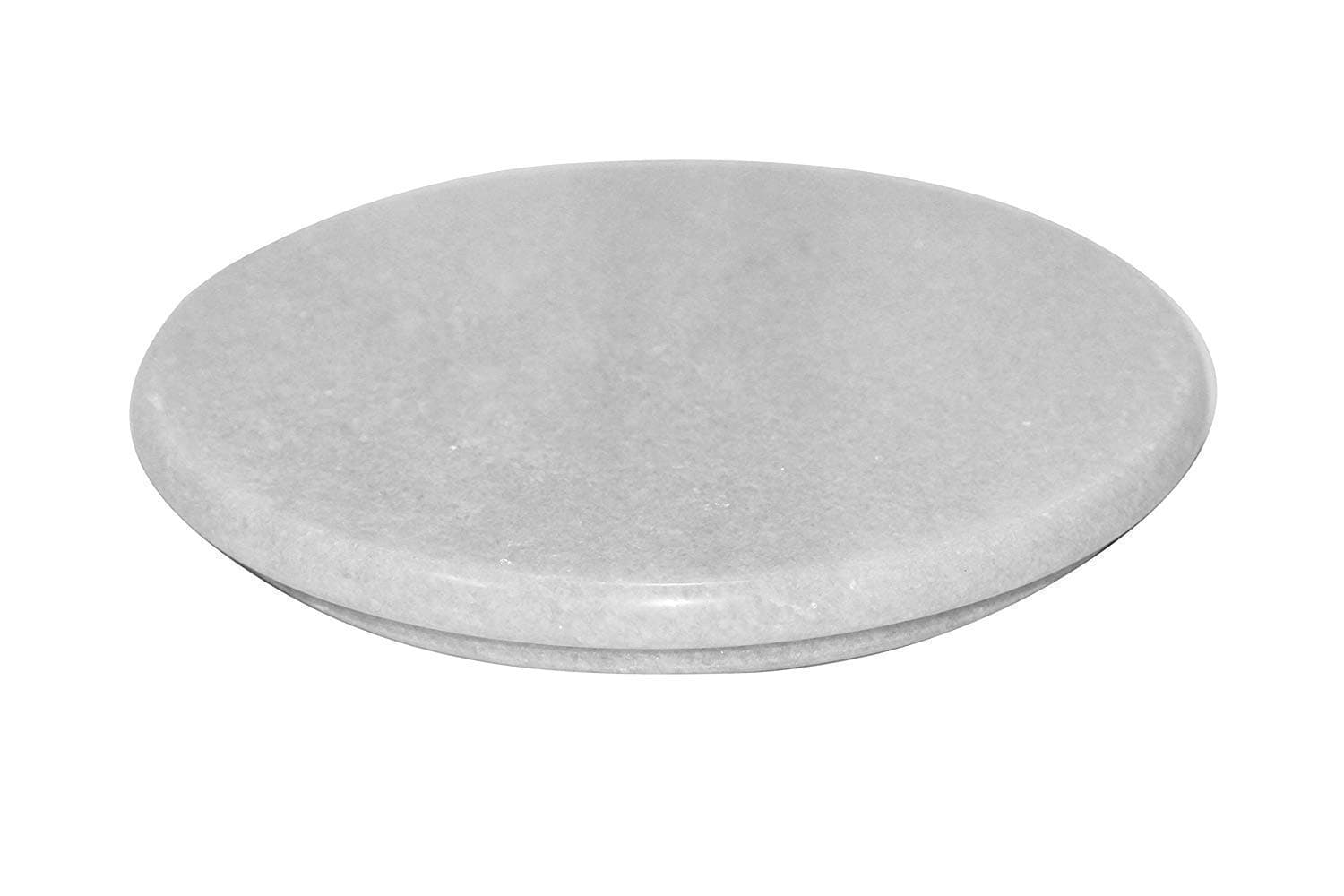 Shopnetix Marble Chakla/Marble Roti Maker/Marble Rolling Board,Large Size 9 Inch (22 Cm) (White)