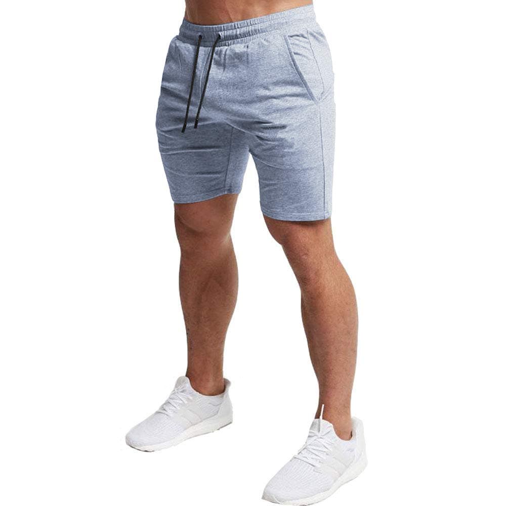 Men's Casual Training Shorts Gym Workout Fitness Short Bodybuilding Running Jogging Short Pants